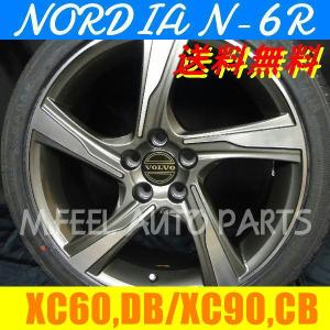 ボルボ XC60(DB系),XC90(CB系)対応 ノルディアN-6R(255/50R19) (19インチ,ガンメタリック,ホイール,タイヤ,1台分)｜mfeel