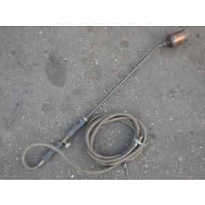 中古  LPGハンドトーチガスバーナー φ75mm 全長1m 新でん