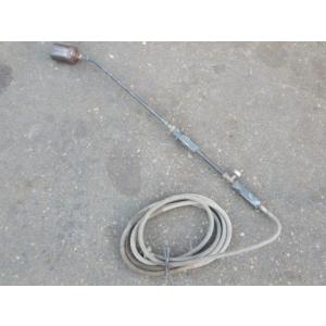 中古  LPGハンドトーチガスバーナー φ75mm 全長1m 新でん