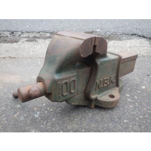 中古 ナベヤ 100mmリードバイス 万力 新でん