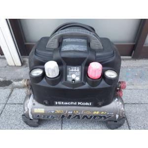 中古 日立工機(HiKOKI) 高圧エアーコンプレッサー EC1245H 満充填約7分15秒 現状 ...