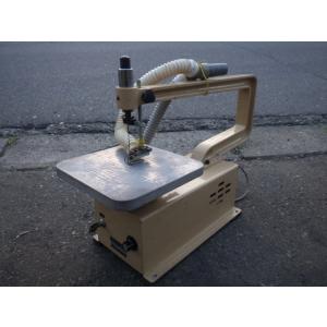 中古 PLUS 卓上糸のこ盤 PM-50 フトコロ約500mm 新でん