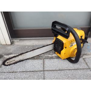 中古 RYOBI リョービ 33.4ccエンジンチェーンソー ES-336 白煙有 新でん