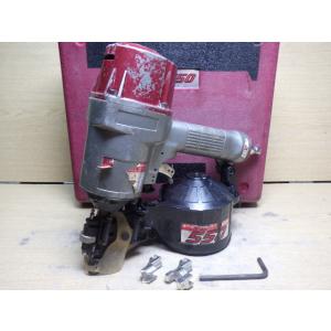 中古 マックス MAX 50mmエアー釘打機 CN-550/NA45V5 新でん
