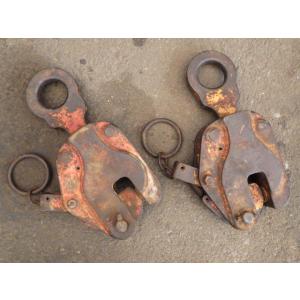 中古 イーグルクランプ 2tレンフロークランプ 2個セット 縦吊り 新でん