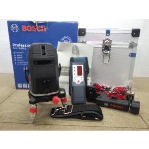中古美品 ボッシュ BOSCH レーザー墨出し器 GLL8-40E 新でん