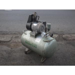 中古 日立 100V 0.2kWエアーコンプレッサー SP-5S4 新でん