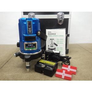 中古美品 ムラテックKDS リアルグリーン高輝度 レーザー墨出し RGL-400L 新でん