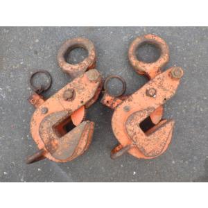 中古 イーグル 4ton横吊りレンフロークランプ ABA 2個セット 新でん