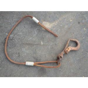 中古 スーパーツール スーパーロックフック SLH3 ワイヤー長約1.5m 太さφ16mm 新でん