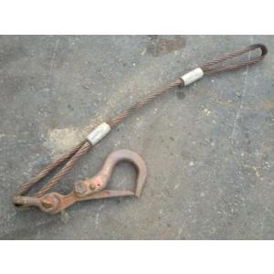 中古 スーパーツール スーパーロックフック SLH3 ワイヤー長約1m 太さφ19mm 新でん