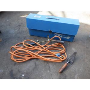 中古 メルトーチ LPGハンドトーチガスバーナー 防水シート 新でん