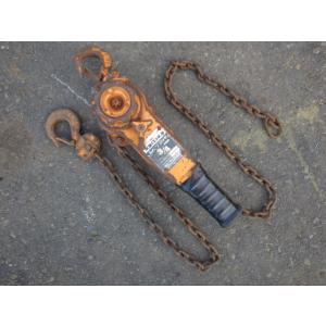 中古 KITO 0.75t レバーブロック L4型 新でん