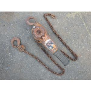 中古 KITO 0.75t レバーブロック L4型 新でん