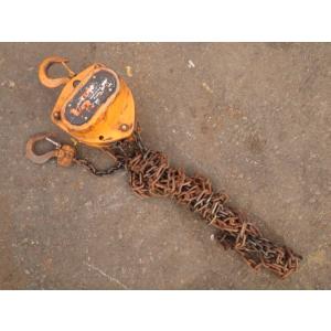 中古 KITO 1/2t 500kg チェーンブロック M3 揚程2.5m 新でん