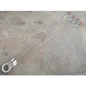 中古 ４点吊り ワイヤーフック 全長2m40cm 新でん