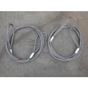 中古  ワイヤーロープ φ16mm 6mx2本 新でん