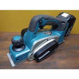 中古良品 マキタ makita 18V82mm充電式カンナ KP180D バッテリー付き 新でん