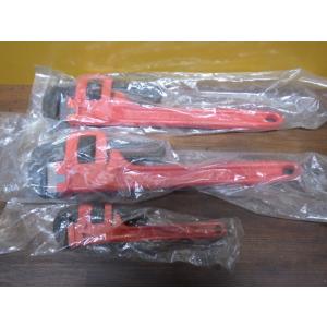 未使用 MCC パイプレンチ 200mm 350mm 3本セット 新でん