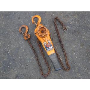 中古 KITO 0.75t レバーブロック L4型 新でん