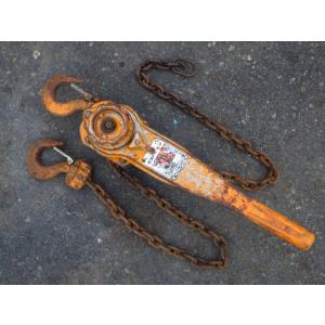 中古 KITO 1.5tonレバーブロック L4 新でん
