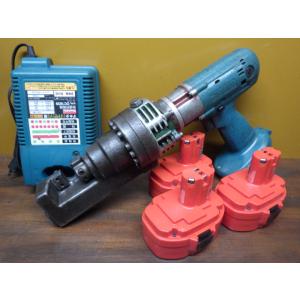 中古 オグラ Ogura 18V16mm充電式鉄筋カッター HCC-16HPW? バッテリー３つ付 ...