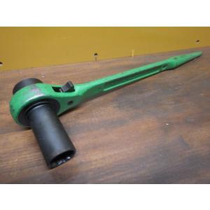 中古 SUPERTOOLS スーパーツール 両口ラチェットレンチ 片ロングソケット 爪式 RN302...