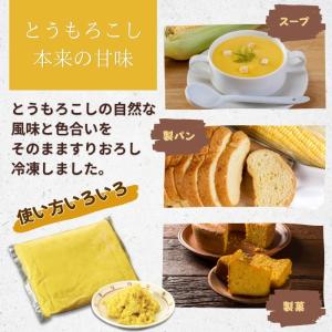 業務用 コーンペースト 1Kg 冷凍 とうもろ...の詳細画像1