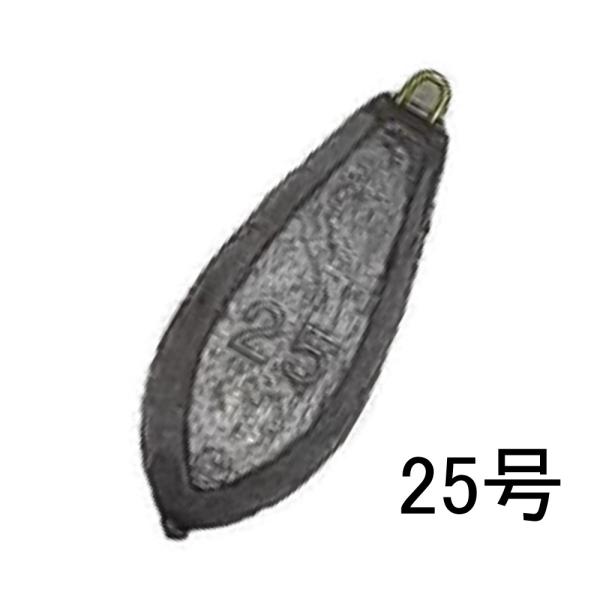 (バラ)六角おもり 25号 1個 バラ 小田原型 オモリ 鉛 関門工業 カンモン 錘