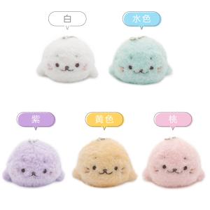 しろたん ふわふわキーホルダー 〔単品〕 白 ...の詳細画像2