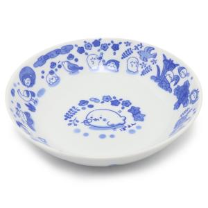 お皿 大皿 パスタ皿 しろたん 花札柄 深皿 和皿 深め 皿 日本製