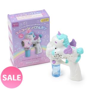 シャボン玉 おもちゃ ユニコーン バブルガン LED付き