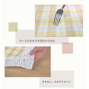 テーブルクロス 撥水 ビニール チェック柄 カ...の詳細画像2