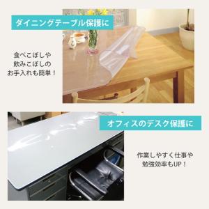 切り売り 透明 テーブルクロス ビニール デス...の詳細画像5