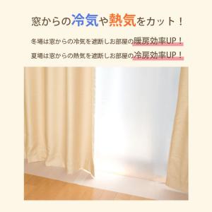 断熱カーテンライナー ビニール 遮光 100c...の詳細画像5