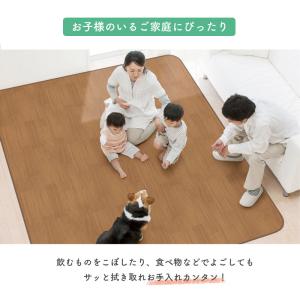 防水 ラグ ホットカーペットカバー ダイニング...の詳細画像4