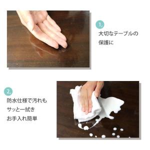 テーブルマット テーブルクロス 透明 テーブル...の詳細画像3