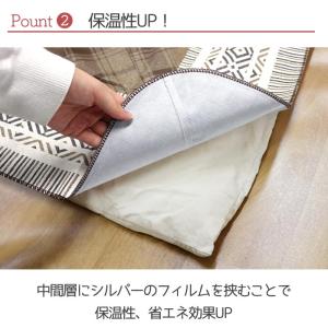 こたつ布団カバー コタツ上掛け 防水カバー 正...の詳細画像4