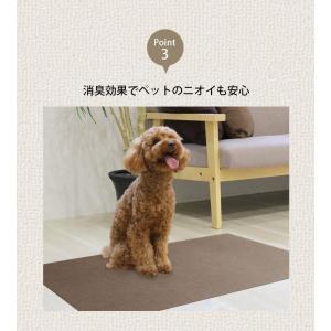 タイルマット ペット 吸着 タイルカーペット ...の詳細画像5