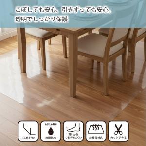 ダイニングラグ キッチンマット 透明マット 防...の詳細画像3