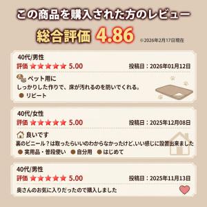 ダイニングラグ キッチンマット 透明マット 防...の詳細画像5