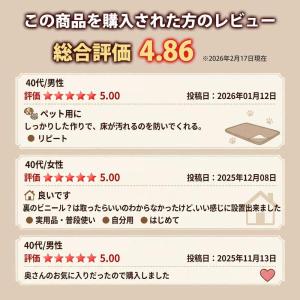 ダイニングラグ キッチンマット 透明マット 防...の詳細画像5