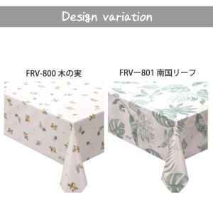 切り売り テーブルクロス ビニール 撥水 FR...の詳細画像1