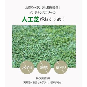 人工芝 庭 90cm×10m ロール 芝丈35...の詳細画像1
