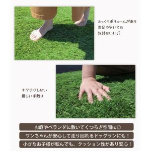 人工芝 庭 90cm×10m ロール 芝丈35...の詳細画像3
