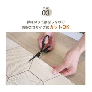 キッチンマット 拭ける 台所 マット ズレ防止...の詳細画像4