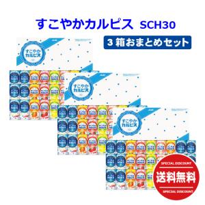 《あすつく》【半額以下】すこやかカルピスギフト SCH30 3箱セット ギフト対応不可　送料無料 66%OFF 訳あり  乳酸菌  アップデート