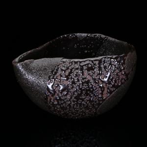 【MG敬 富田啓之個展】富田啓之 作『黒梅花皮片口』tm225｜mgkei