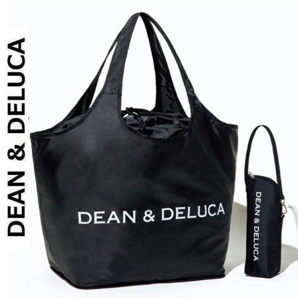 DEAN&amp;DELUCA (ディーン&amp;デルーカ) トートバッグ　２点セット　携帯式　折りたたみ可能　　...