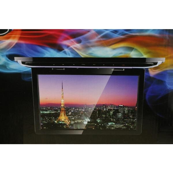 10.2インチ フリップダウン モニター HDMI 動画再生 薄型 LED 液晶 180°開閉　車載...